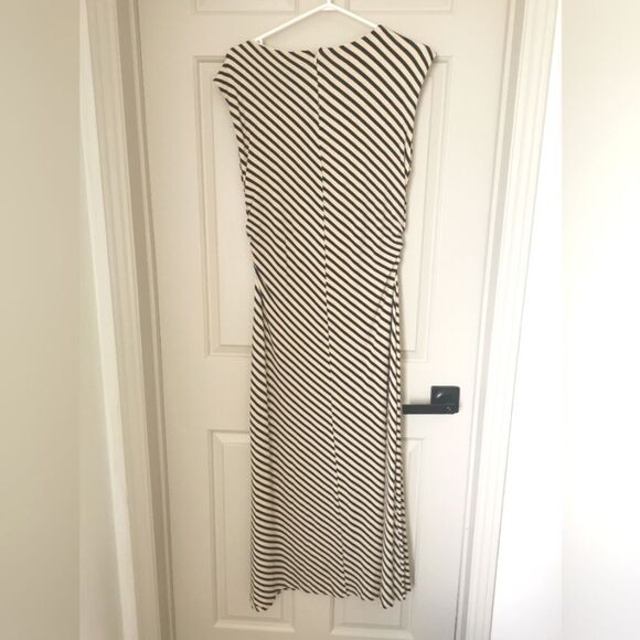 H&M striped midi dress size M - Picture 4 of 4